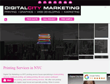 Tablet Screenshot of digitalcitymarketing.com